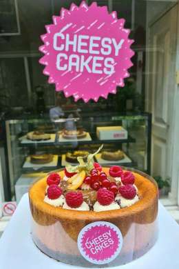 Caramel & Espresso Cheesy Cake